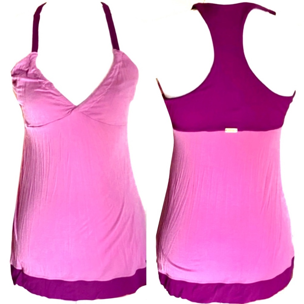 G by Guess | Womens purple pink razor back tank top Size S Small